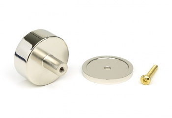 Polished Nickel Kelso Cabinet Knob - 38mm (Plain)