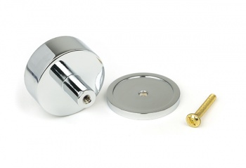 Polished Chrome Kelso Cabinet Knob - 38mm (Plain)