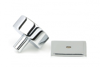 Polished Chrome Kelso Cabinet Knob - 38mm (Square)