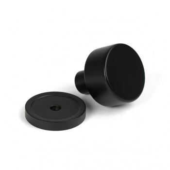 Matt Black Kelso Cabinet Knob - 25mm (Plain)