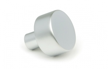 Satin Chrome Kelso Cabinet Knob - 25mm (No rose)