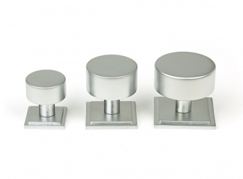 Satin Chrome Kelso Cabinet Knob - 25mm (Square)