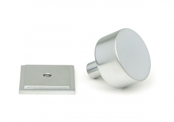 Satin Chrome Kelso Cabinet Knob - 32mm (Square)