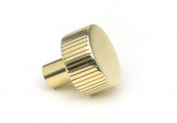 Polished Brass Judd Cabinet Knob - 25mm (No Rose)