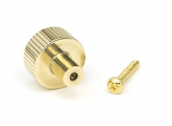 Polished Brass Judd Cabinet Knob - 25mm (No Rose)