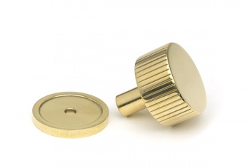 Polished Brass Judd Cabinet Knob - 32mm (Plain)