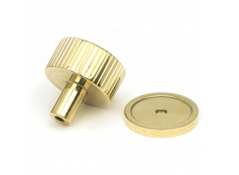 Polished Brass Judd Cabinet Knob - 32mm (Plain)