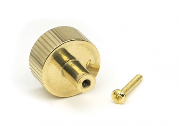 Polished Brass Judd Cabinet Knob - 32mm (No Rose)