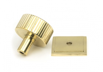 Polished Brass Judd Cabinet Knob - 32mm (Square)