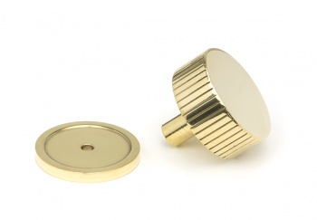 Polished Brass Judd Cabinet Knob - 38mm (Plain)