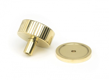 Polished Brass Judd Cabinet Knob - 38mm (Plain)