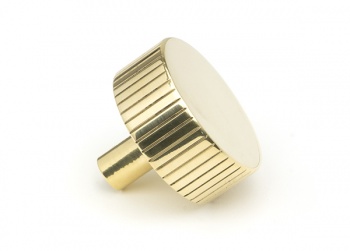 Polished Brass Judd Cabinet Knob - 38mm (No Rose)