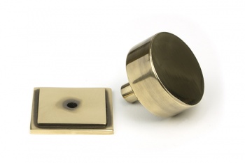 Aged Brass Kelso Cabinet Knob - 38mm (Square)