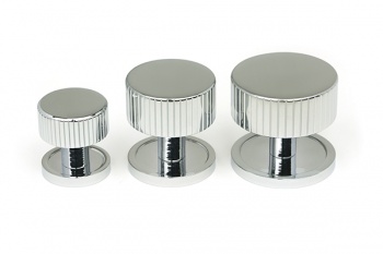 Polished Chrome Judd Cabinet Knob - 25mm (Plain)