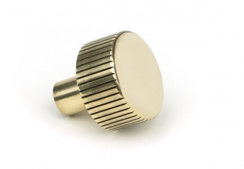 Aged Brass Judd Cabinet Knob - 25mm (No rose)