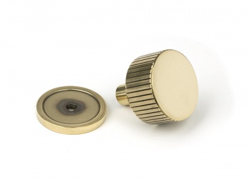 Aged Brass Judd Cabinet Knob - 32mm (Plain)