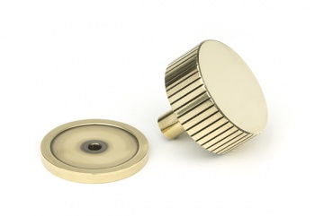 Aged Brass Judd Cabinet Knob - 38mm (Plain)