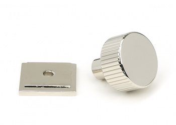 Polished Nickel Judd Cabinet Knob - 25mm (Plain)