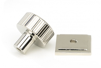 Polished Nickel Judd Cabinet Knob - 25mm (Plain)