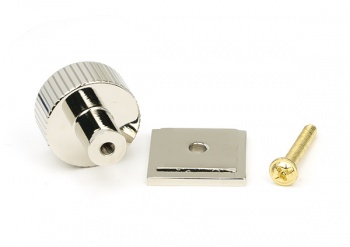 Polished Nickel Judd Cabinet Knob - 25mm (Plain)