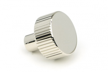 Polished Nickel Judd Cabinet Knob - 25mm (No rose)