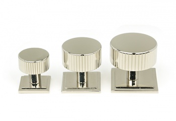 Polished Nickel Judd Cabinet Knob - 25mm (Square)