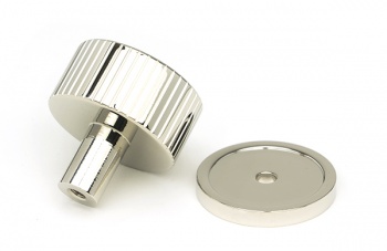 Polished Nickel Judd Cabinet Knob - 32mm (Plain)