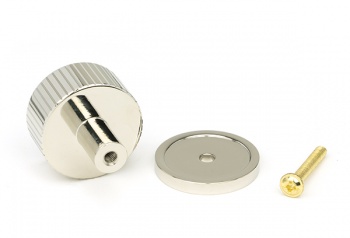 Polished Nickel Judd Cabinet Knob - 32mm (Plain)