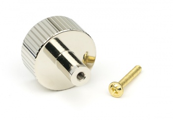 Polished Nickel Judd Cabinet Knob - 32mm (No rose)