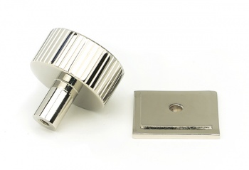 Polished Nickel Judd Cabinet Knob - 32mm (Square)