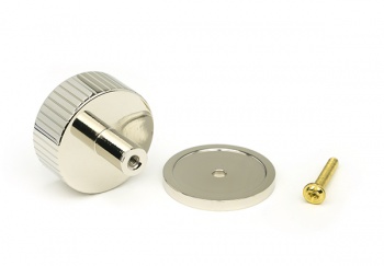 Polished Nickel Judd Cabinet Knob - 38mm (Plain)