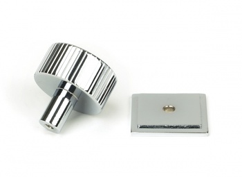 Polished Chrome Judd Cabinet Knob - 32mm (Square)