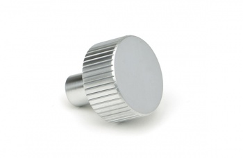 Satin Chrome Judd Cabinet Knob - 25mm (No rose)