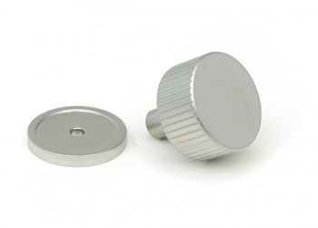 Satin Chrome Judd Cabinet Knob - 32mm (Plain)