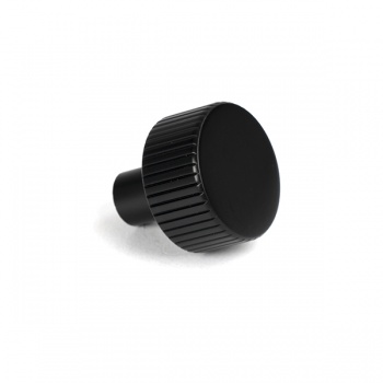 Matt Black Judd Cabinet Knob - 25mm (No rose)