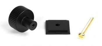 Matt Black Judd Cabinet Knob - 25mm (Square)