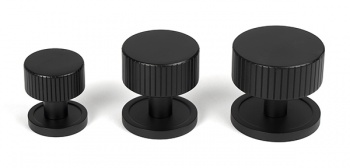 Matt Black Judd Cabinet Knob - 32mm (Plain)