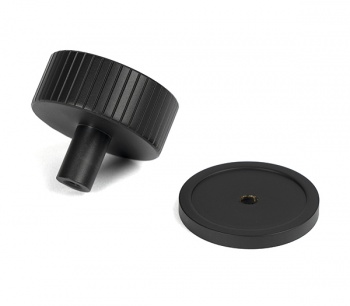 Matt Black Judd Cabinet Knob - 38mm (Plain)