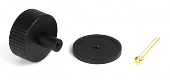 Matt Black Judd Cabinet Knob - 38mm (Plain)