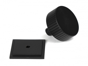 Matt Black Judd Cabinet Knob - 38mm (Square)