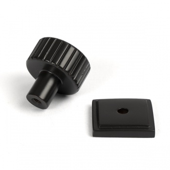 Aged Bronze Judd Cabinet Knob - 25mm (Square)