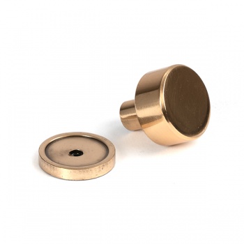 Polished Bronze Kelso Cabinet Knob - 25mm (Plain)