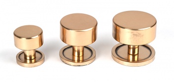 Polished Bronze Kelso Cabinet Knob - 25mm (Plain)