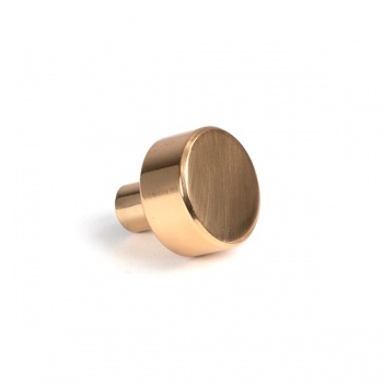 Polished Bronze Kelso Cabinet Knob - 25mm (No rose)