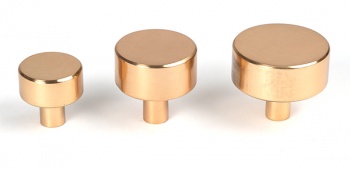 Polished Bronze Kelso Cabinet Knob - 25mm (No rose)