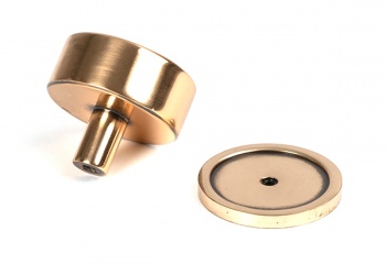 Polished Bronze Kelso Cabinet Knob - 38mm (Plain)