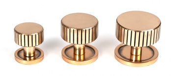 Polished Bronze Judd Cabinet Knob - 25mm (Plain)