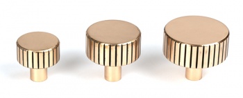 Polished Bronze Judd Cabinet Knob - 25mm (No rose)