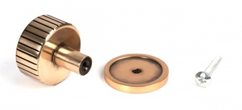 Polished Bronze Judd Cabinet Knob - 32mm (Plain)