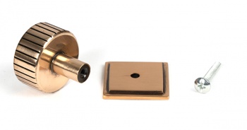 Polished Bronze Judd Cabinet Knob - 32mm (Square)